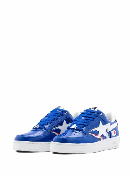 Sneakerși A Bathing Ape® din piele albastru