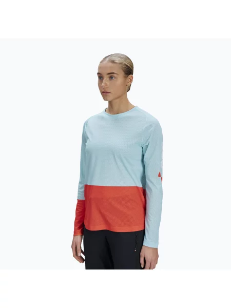 Ciclism tricou cu mânecă lungă Poc albastru