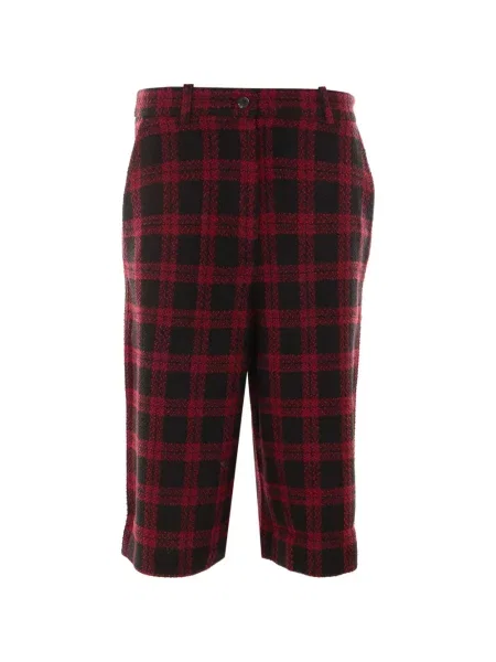 Pantaloni scurți Pinko în carouri negru