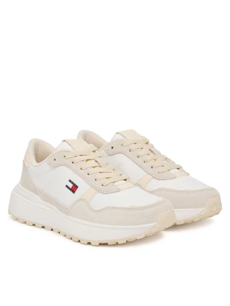 Laisvalaikio batai Tommy Jeans Modern Runner Mix balta