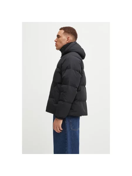 Barbour kurtka puchowa OS Down Transport Puffer Jacket zimowa oversize czarny
