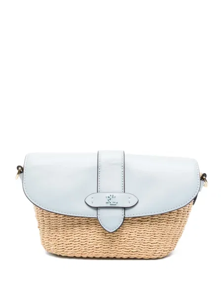Geantă de mână Lauren Ralph Lauren din piele