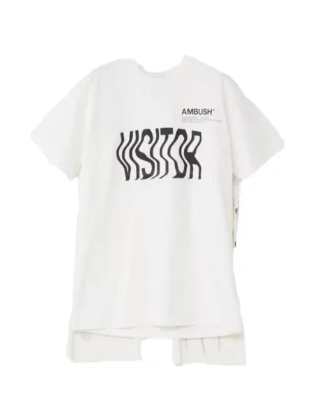 Tricou Ambush cu imagine alb