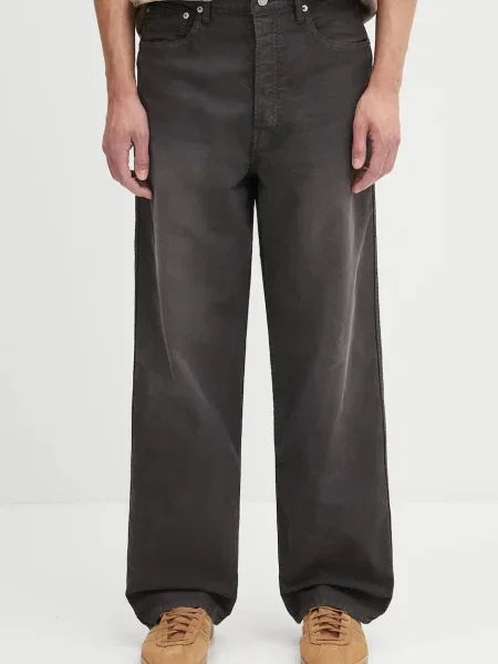 Visvim pantaloni de fluxus 01 ex wide maro