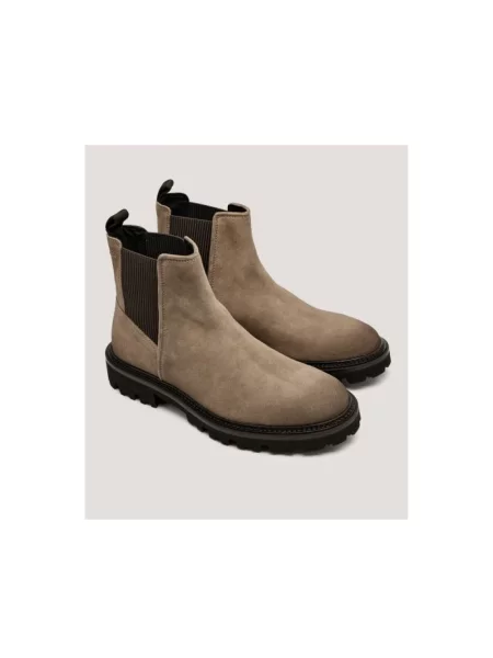 Buty do kostki Boss beżowe
