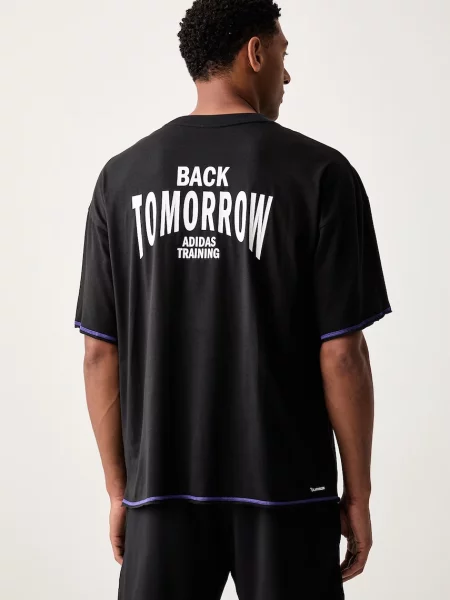 Adidas Performance T-shirt γυμναστικής Ανδρικό μαύρο