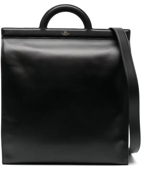 Geantă Valentino Garavani cu imagine negru