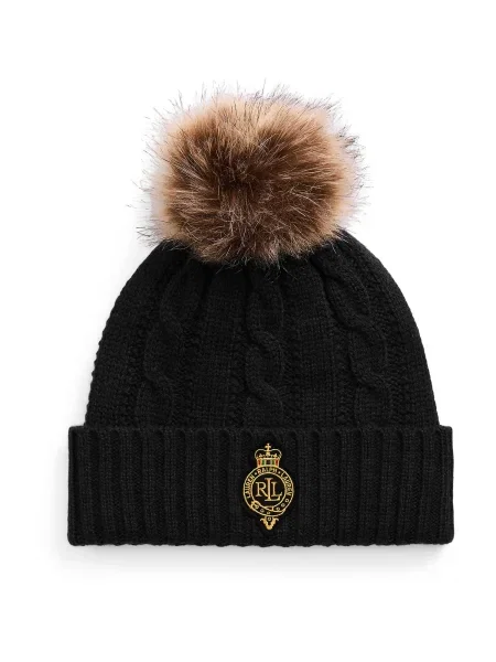 Kepurė LAUREN RALPH LAUREN juoda