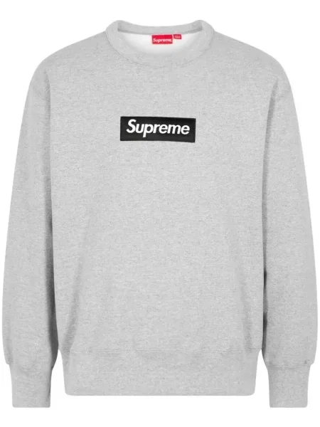 Bluza Supreme z okrągłym dekoltem szara