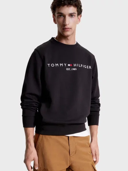 Світшот Tommy Hilfiger чорний