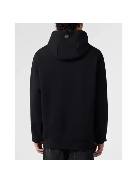 Bluza z kapturem Philipp Plein z kapturem czarna