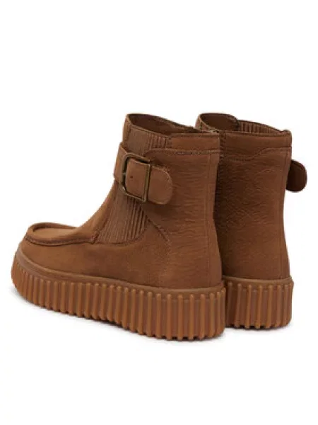 Čizme Clarks Torhill Buckle smeđa