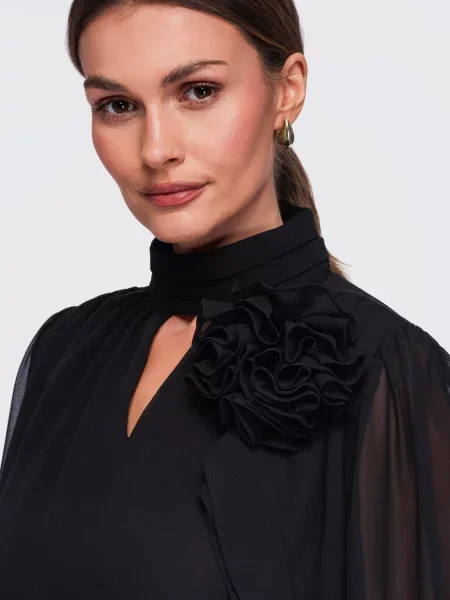 Bluza Ombre crna