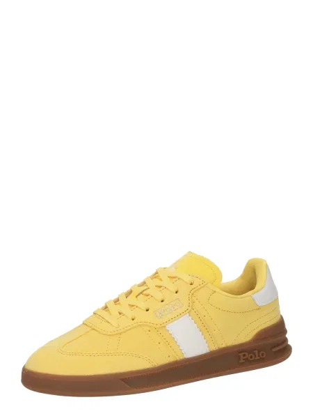 Polo Ralph Lauren sneakers din piele HTR Aera galben