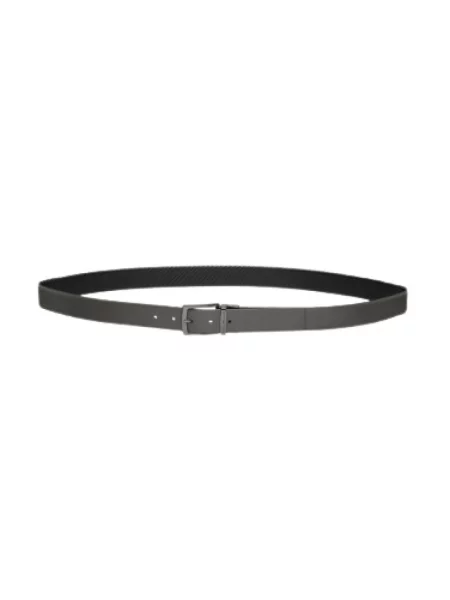 Pasek Emporio Armani z paskiem czarny