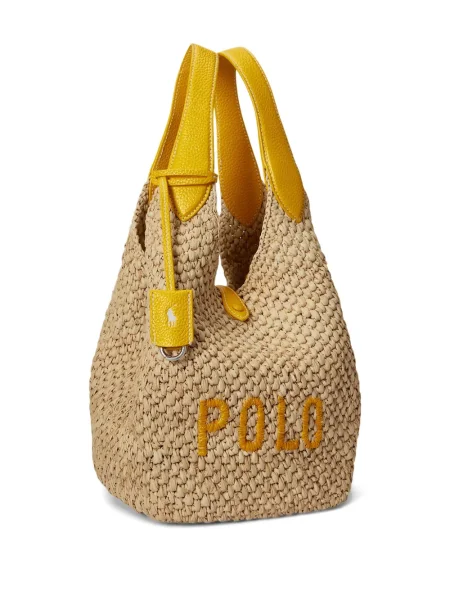 Ριγέ δερμάτινος κάλτσες Polo Ralph Lauren με κορδόνι μαύρο