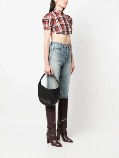 Kabelka Dsquared2 se cvočky černá