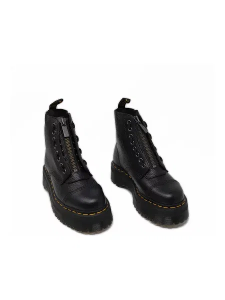 Botki Dr. Martens sznurowane skórzane czarne