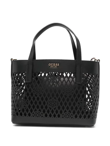 Geantă shopper Guess negru