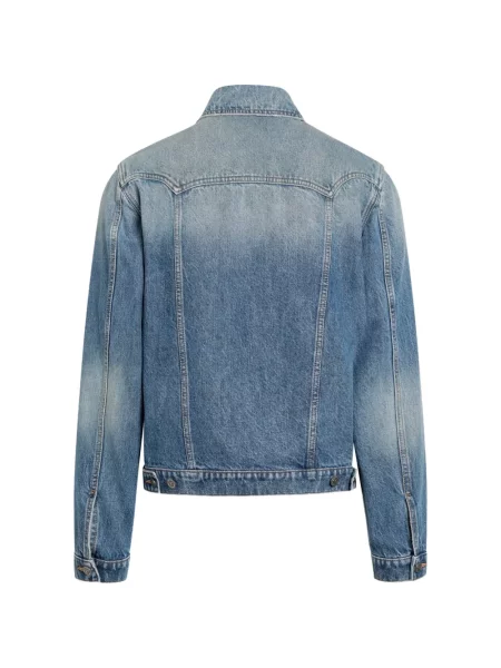 Gulerat geacă de blugi Versace albastru