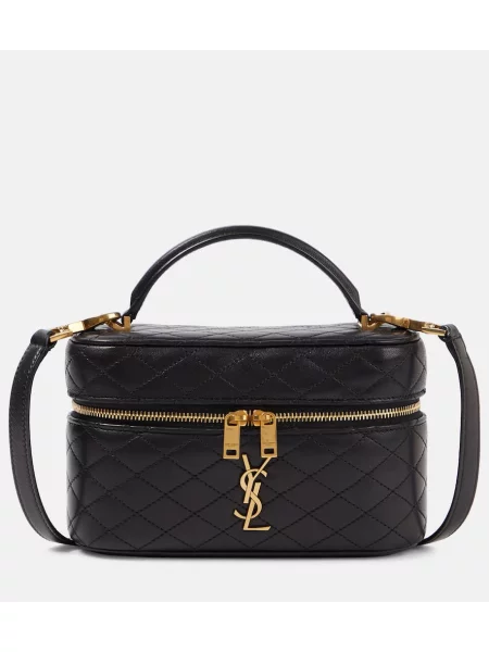 Geanta de piele Saint Laurent din piele negru