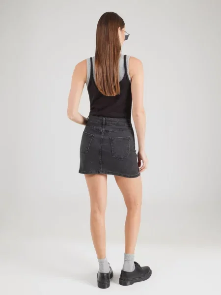 ABOUT YOU Sukňa Evelyn denim sivý