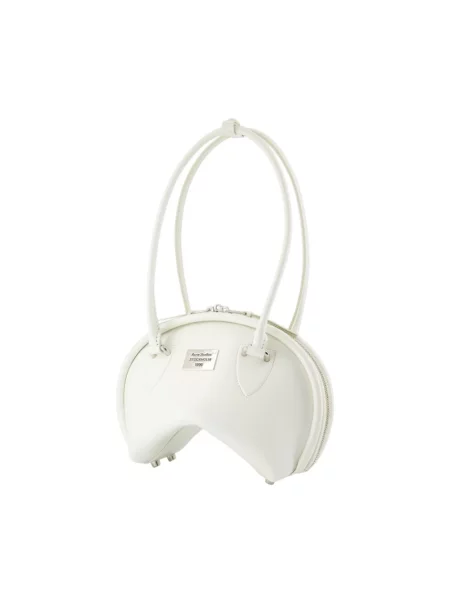 Torebka Acne Studios skórzana biała