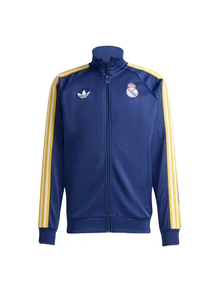 Φούτερ adidas Real Og Tt Dark Blue M λευκό