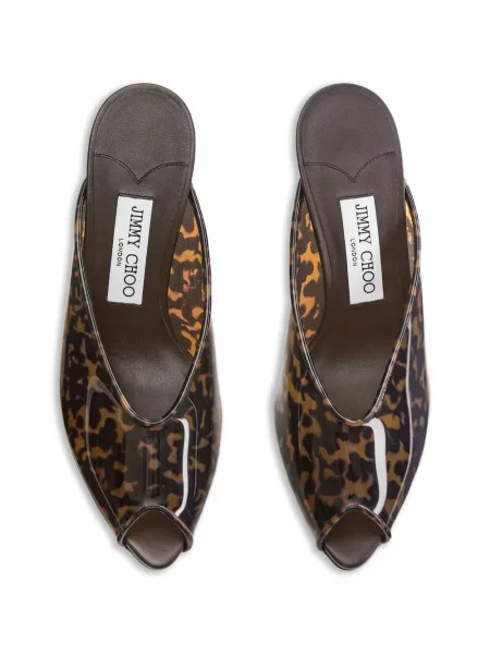 Papuci tip mules Jimmy Choo maro