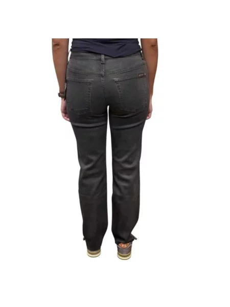 Jeansy 7 For All Mankind brązowe