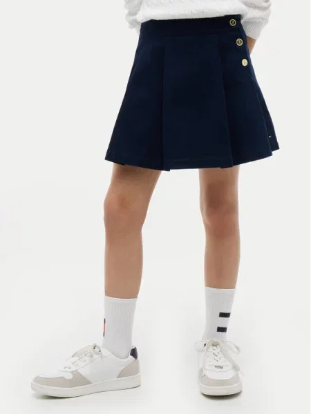 Tommy Hilfiger Sijonas Tamsiai mėlyna