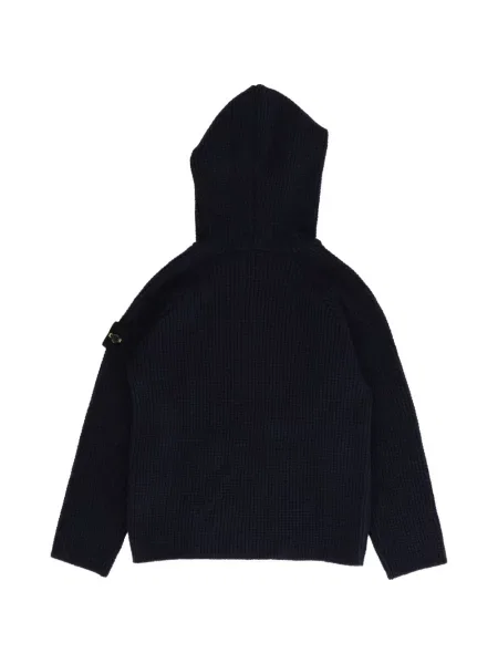 Gyerek kapucnis melegítő felső Stone Island kék