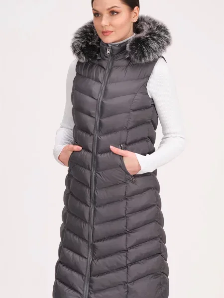 Vestă Dewberry gri