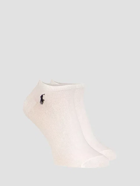 Polo Ralph Lauren skarpety do obuwia sportowego pakowane po 3 szt. Mężczyźni jednolity ONE SIZE biały