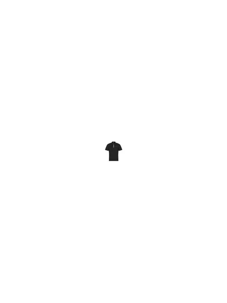 Polo majica Jack & Jones s kratkimi rokavi črna