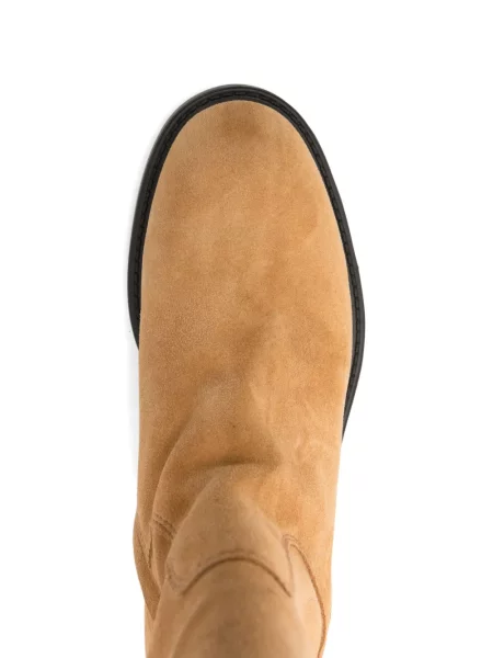 Botine Doucal's din piele de căprioară cu cataramă