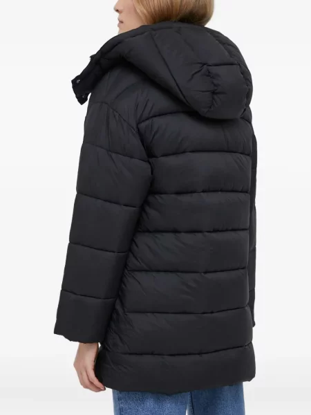 Płaszcz Benetton z kapturem czarny