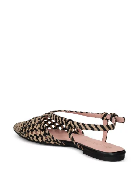 Nyitott sarkú balerina Pretty Ballerinas fekete