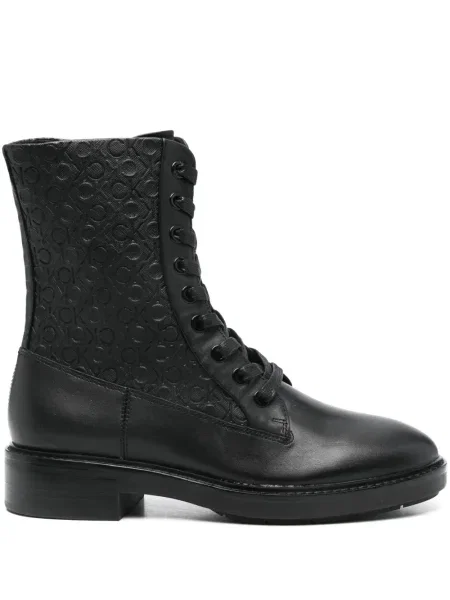 Botine Calvin Klein din piele negru