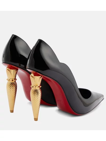 Pantofi cu toc Christian Louboutin din piele negru