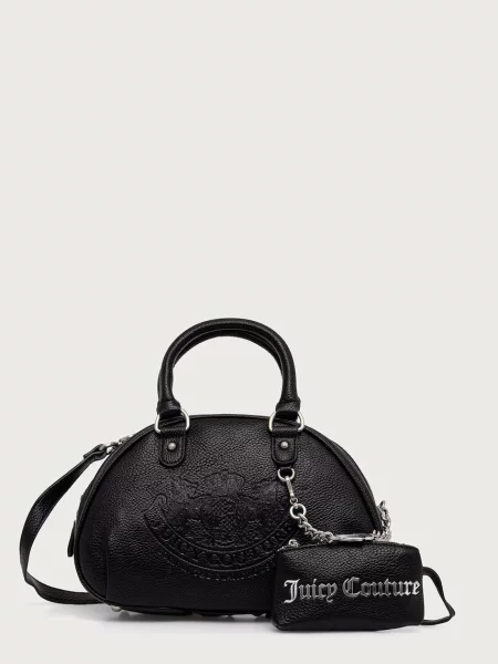 Juicy Couture geantă crossbody pentru femei cu imitație de piele TWIG NARRATIVE negru