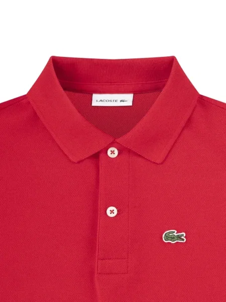 Koszulka polo dziecięca Lacoste czerwona