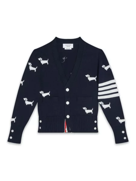 Kardigan dziecięcy Thom Browne niebieski