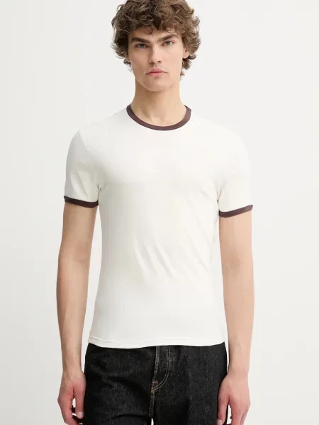 Majica Samsoe Samsoe SATOD bez uzorka bež