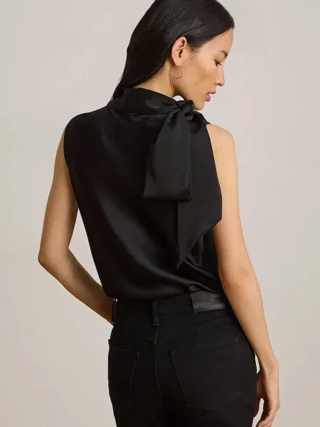 Lauren Ralph Lauren bluza črna