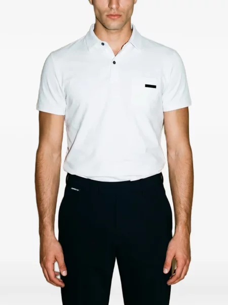 Tricou polo Rrd alb