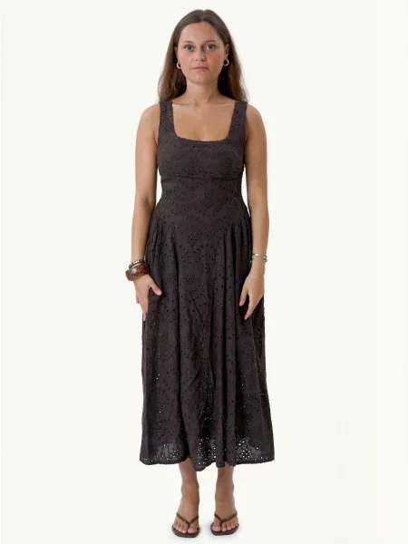 TEESHOPPEN Rochie Asta maro