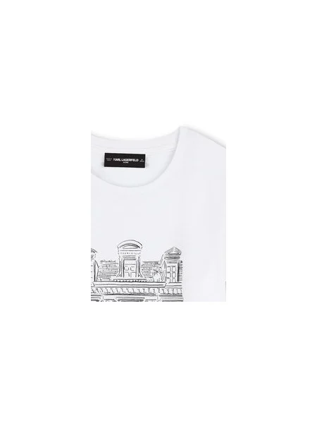 Karl Lagerfeld Kids Póló D Regular Fit fehér