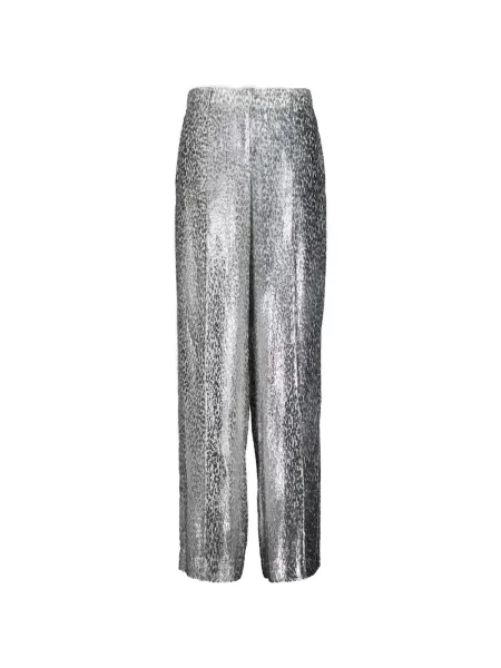 Pantaloni Stella Mccartney argintiu