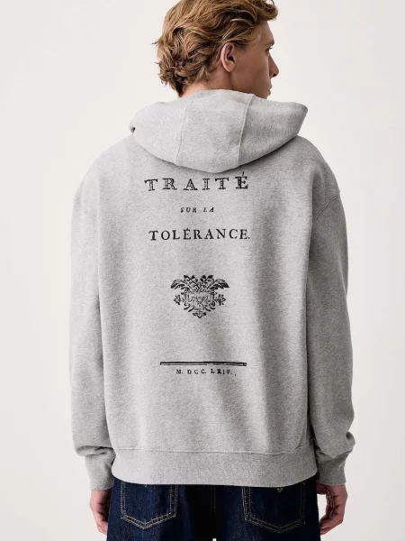 Zadig&Voltaire hanorac cu glugă pentru bărbați cu SWEELO gri